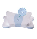 Ergonomic Orthopedic Bed Pillows OEM Wholesale Memory Foam Pillow Butterfly Shaped Cervical Orthopedic Memory Foam Pillow