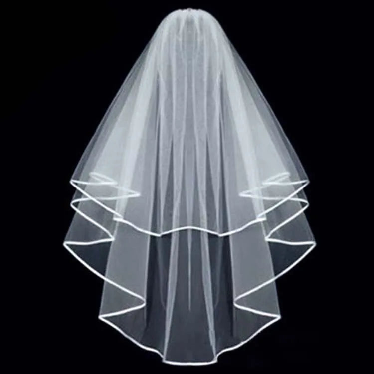 ShangHai New Bride Veil Single Party Double Photo Wedding Bride Veil Wedding Dress and Accessories