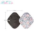 Reusable Customized Bamboo Charcoal Sanitary Pad Mom Menstrual Cotton Pad Three Size Lining Match Women Care Washable Pad