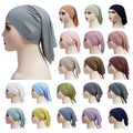 Wholesale Professional Factory Stock Cheaper Solid Color Muslim Malaysia Inner Hijab Cap for Muslim Women