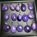 Charoite Natural Pendant S925 Pendant Handmade for Gift