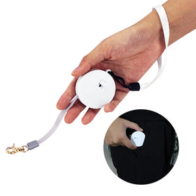 Mini Circular Retractable Dog Leash Nylon Dog Leashes Automatic Retractable Leash for Small Animals Cat Rabbit Pet Supplies