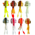 S031-M Fishing Soft Lure Luminous/UV Squid Jig Fishing Tuna Lures Octopus Skirts Sea Fishing Wobbler Bait Lure