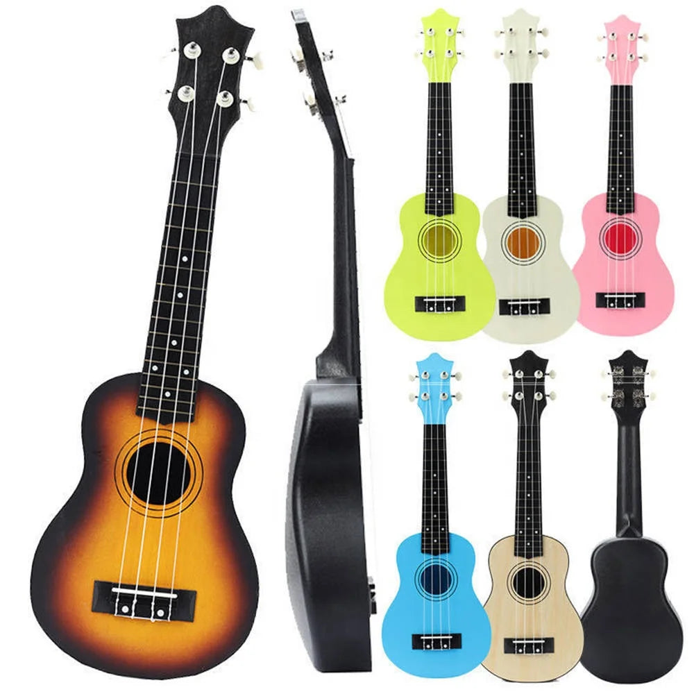 2023 New 21 Inch Basswood Ukulele Multi-color Musical Instrument Factory Wholesale