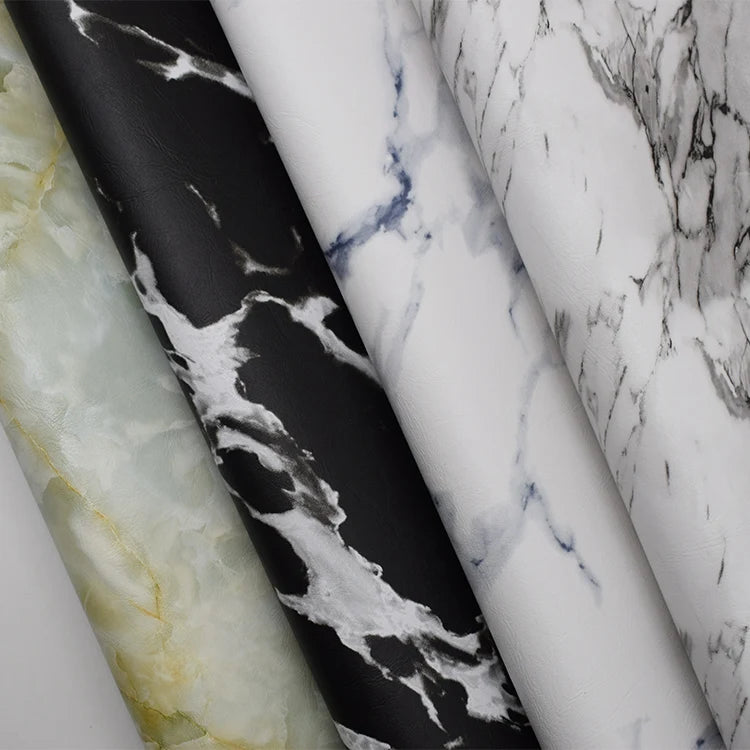Marble Design Faux Leather Pvc Leather for Bags for Shoes
