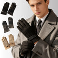 Cheap Touch Screen Outdoor Motorcycle Driving Mens Winter Wool Gloves for Man