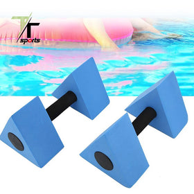 Aquatic Dumbbells Water Aerobic Exercise Foam Dumbbell Pool Resistance Water Aqua Fitness Barbells Exercises Equipment