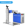 Perfect Laser Desktop 30W Raycus Stainless Steel Fiber Optic Laser Logo Pattern Marking Machines for VIN Number Code Engraving