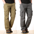 European American Fashion Brand Men's Workwear Pants Heavyweight Canvas Spring Autumn Loose Casual Cargo Pants