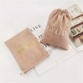 Customize Jewellery Packaging Recycled Jewelry Pouch Drawstring Jewelry Gift Bag with Logo 2-3days  Without Logo 1-2days CN;GUA