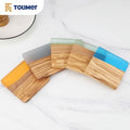 Custom Size Epoxy Resin Serving Acacia Olive Wood Olive coaster Wholesale