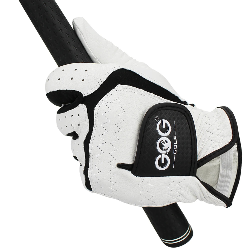 6 PCS Comfortable GOG Golf Gloves Cabretta Leather Custom Genuine Sheepskin Premium Quality Non-slip Gloves Golf for Men