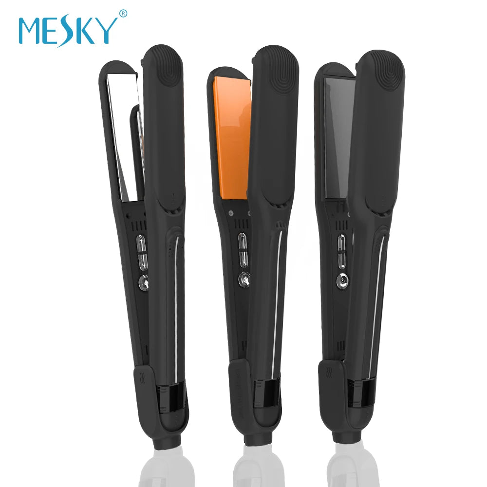New Professional 480 2 in 1 Titanium Engraved logo Hair Straightener Flat Iron