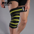 JINGBA Customized Weightlifting Knee Brace Squats Cross Training Bandage; Polyester Knee Support for Protection Dropshipping