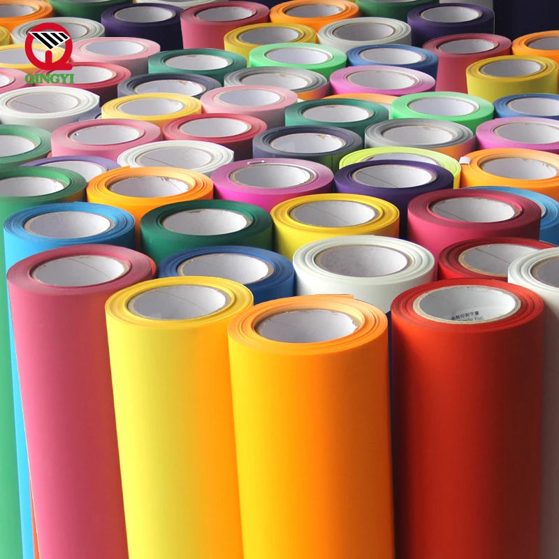 Free Sample Custom PU Heat Transfer Film Vinyl Cutter for Clothing-0.1-0.12mm Thickness 30-40 Washes Durability