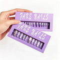 High-End 2mm Rigid Cardboard Magnetic Cosmetic Packaging Boxes (Pink/Purple) for Facial Cleanser & Artificial Nails-Customizable