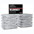 Wholesale 10-Pack Large Mylar Emergency Blanket for First Aid in Outdoor Adventures Like Hiking and Marathons