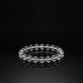 8mm Natural Clear Quartz White Crystal Stone Bead Bracelet Energy Stone Beads Handmade Jewelry Elastic Bracelet