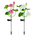Hot Wholesale Manufacturers supply new lotus floor lamp outdoor garden decoration lawn lamp LED solar lamp