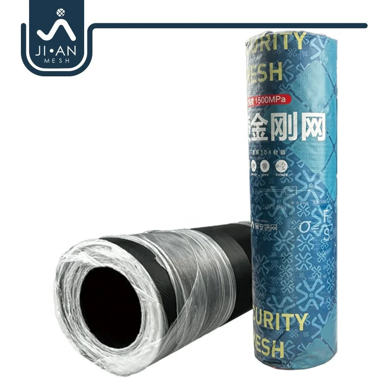Burglar Super Hard Diamond Mesh High Tensile Stainless Steel 304 Window Mosquito Net Door Steel Wire Ss Security Screen Fly Mesh