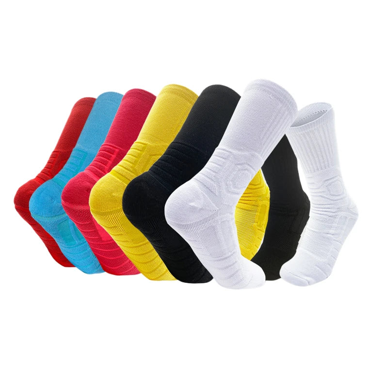 One Piece Dropshipping Basketball Socks Thick Towel Bottom Wear-resistant Athletic Socks Breathable Comfortable Mid-calf Socks