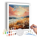 Custom 40x50cm Diy Painting by Numbers for Adults Scenery Landscape Sea Paint by Numbers Hanging Art Crafts Decor for Beginner