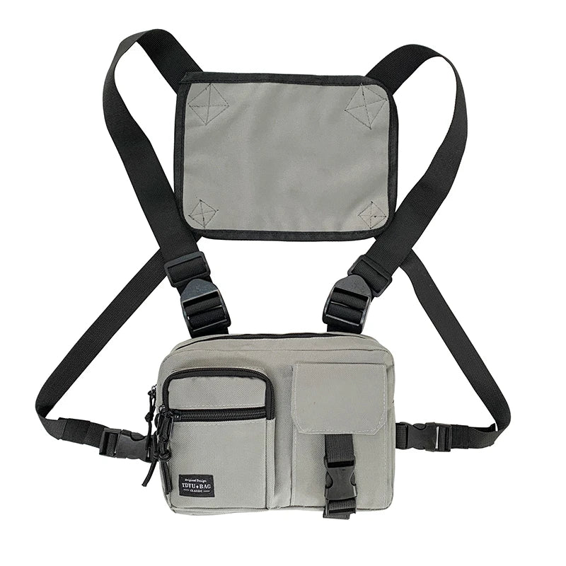 New Design Outdoor Couple Unisex Chest Bag Sport Tactical Bag for Youth Running Vest Pack Street Style Hot Selling