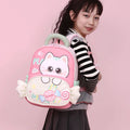 Cute Cat Cartoon Backpack for Boys Girls Schoolbag Zipper Closure Waterproof Stylish Kindergarten Primary School Backpack