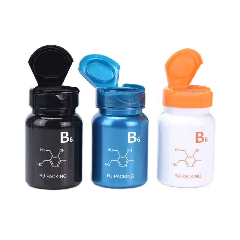 Empty 80cc-275cc Shoulder PET Pill Bottles Industrial Medicine Plastic Packaging for Pharmaceuticals and Vitamin Tablets