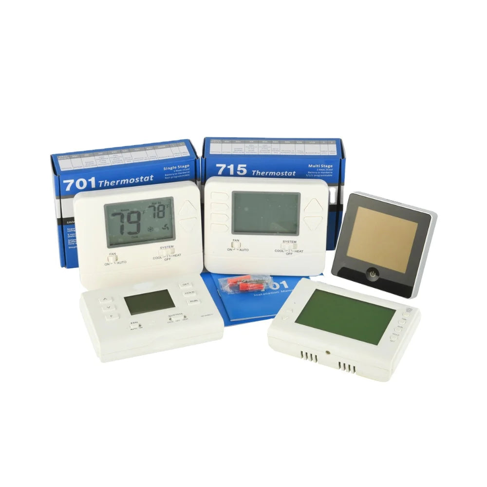 HVAC System Factory Price Central Thermostat Temperature Controller Room Digital Smart Thermostat for air Conditioner