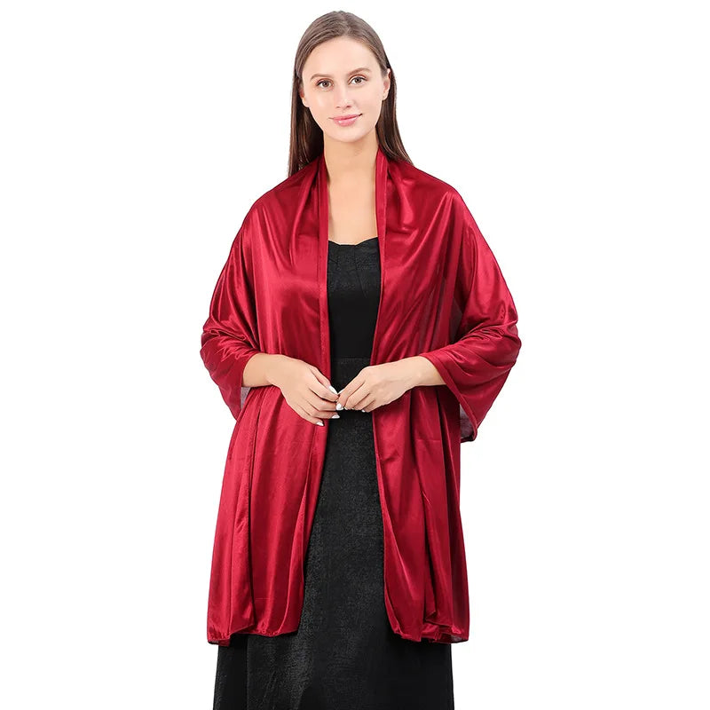 European and American New Evening Dress Bridal Bridesmaid Shawl Scarf for Women in Autumn Season