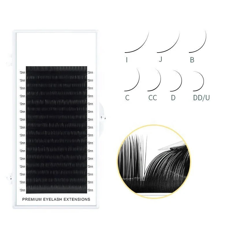Song Lashes PBT Soft Material Black Volume  0.03 0.05 0.07mm Private Label Lash Extension