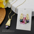 Hawaiian Jewelry wholesale Large Pearl Pendant Necklace Hawaiian Jewelry Wholesale Sets