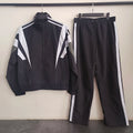 Nylon Windbreaker Tracksuit Football Man School Tech Color Block Sportswear Custom Logo OEM Men Oversized Retro Streetwear Fashi