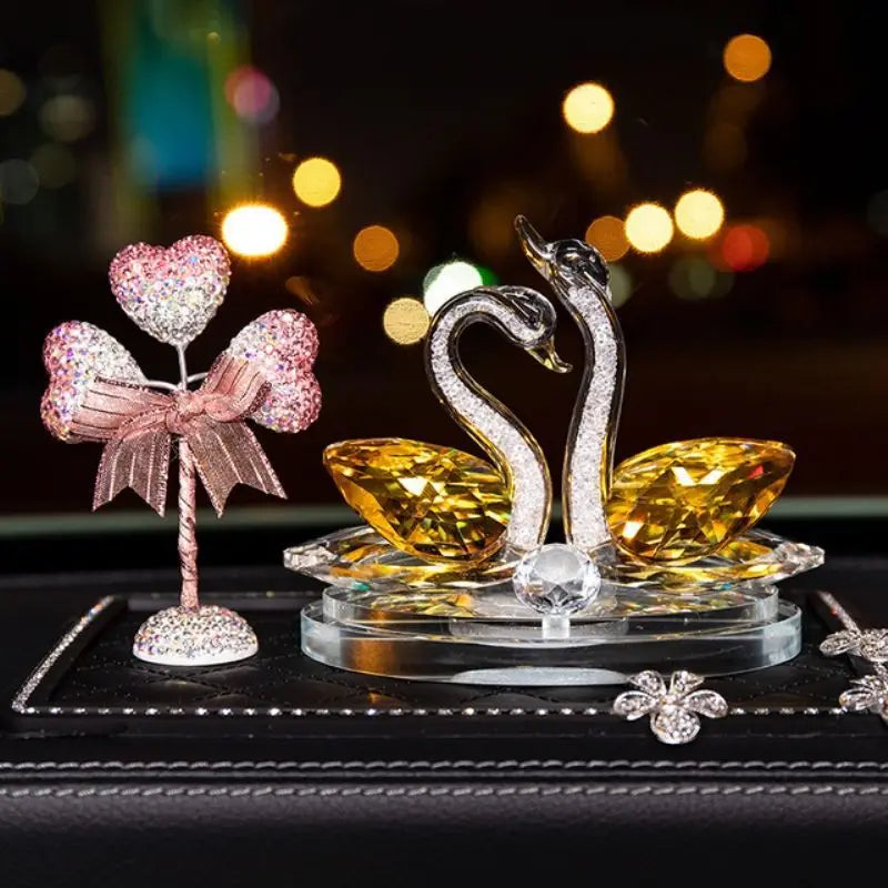 HY Wholesale Transparent Popular Wedding Favors Crystal Swan