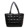 2024 New Large Capacity Quilted Tote Bag for Women Casual Minimalist Design with Dual Handles and Zipper Closure Wholesale