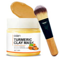 Private Label Dark Spots Detox Acne Remover Blackhead Remover Deep Cleansing Turmeric Clay Mask