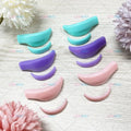 Private Label Eyelash Perm Rod Silicone Lash Lifting Tool with 4+3 Size Different Choices  Professional Eyelash Shield