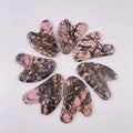 Huiying Facial Gua Sha Board Heart Shape Rhodorite Jasper Massager