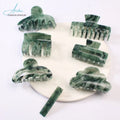 Fashion Hair Accessories French Multi Style Green Acrylic Acetate Hair Claw Clip Acetic Acid Hair Claw for Women