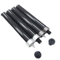 Xmlivet 9inch Carbon with Silver/Grey Aluminum Collar Billiard Cue Extension Bullet Joint with Bumper for Uni-Loc/fast Joint Cue