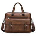 0802 Two Colors Custom Wholesale Crossbody Hard Black Men PU Leather Attache Case MegaBDM