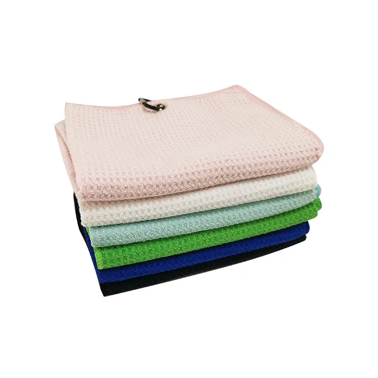 Microfiber Golf Towel with Custom Embroidery Logo