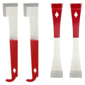 4Pcs Steel Bee Hive Tool Frame Lifter and Scraper for Beekeepers J Hook and L HookBeekeeping Equipment