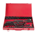 Shallow Socket Assortment/Standard SAE and Metric Sizes 32 Pcs 1/2"  42 Cr-Mo Drive Jumbo Master Impact Socket Set