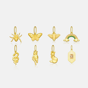 FUAMAY Dainty 925 Sterling Silver Cute Bird Pendant Necklace 18K Gold Plated DIY Necklace Owl Pendant