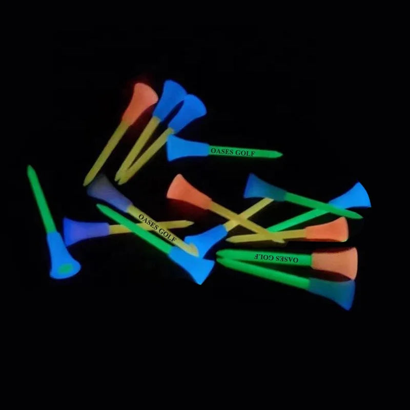 Wholesale 83mm Dark Night Fluorescent Glow Golf Tee