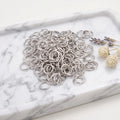 304 Stainless Steel Jump Rings Stainless Steel Findings for Jewelry Making Sold Per Bag