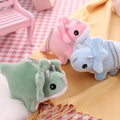 10cm Kawaii Plush Dinosaur Doll Toy Pendant Mini Cute Soft Fluffy Stuffed Animal Toys Plush Keychain Bag Charm Accessories Gifts