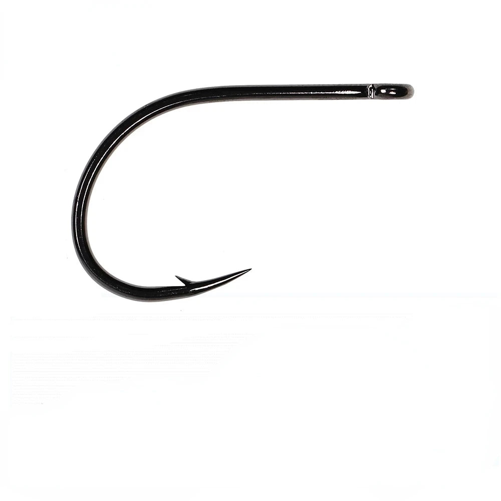 Bulk Saltwater Big Streamer Fly Hook Short-shank 2X Strength Wide Gap Fishing Hook for Tying Finesse Game Changer Trailer Tube